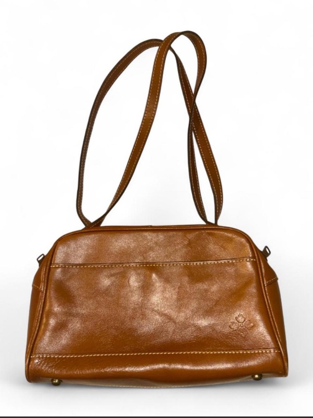 Patricia Nash Tan Leather Shoulder Bag
